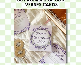 Promises of God Bible Verse Cards | Scripture Memory, God's promises, Bible study, printable, devotional,