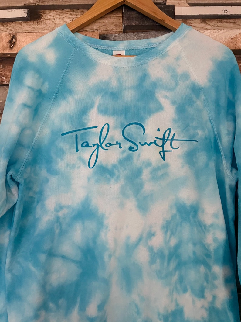 Taylor Swift Debut Album Custom Tie Dye Inspired Sweatshirt | Etsy