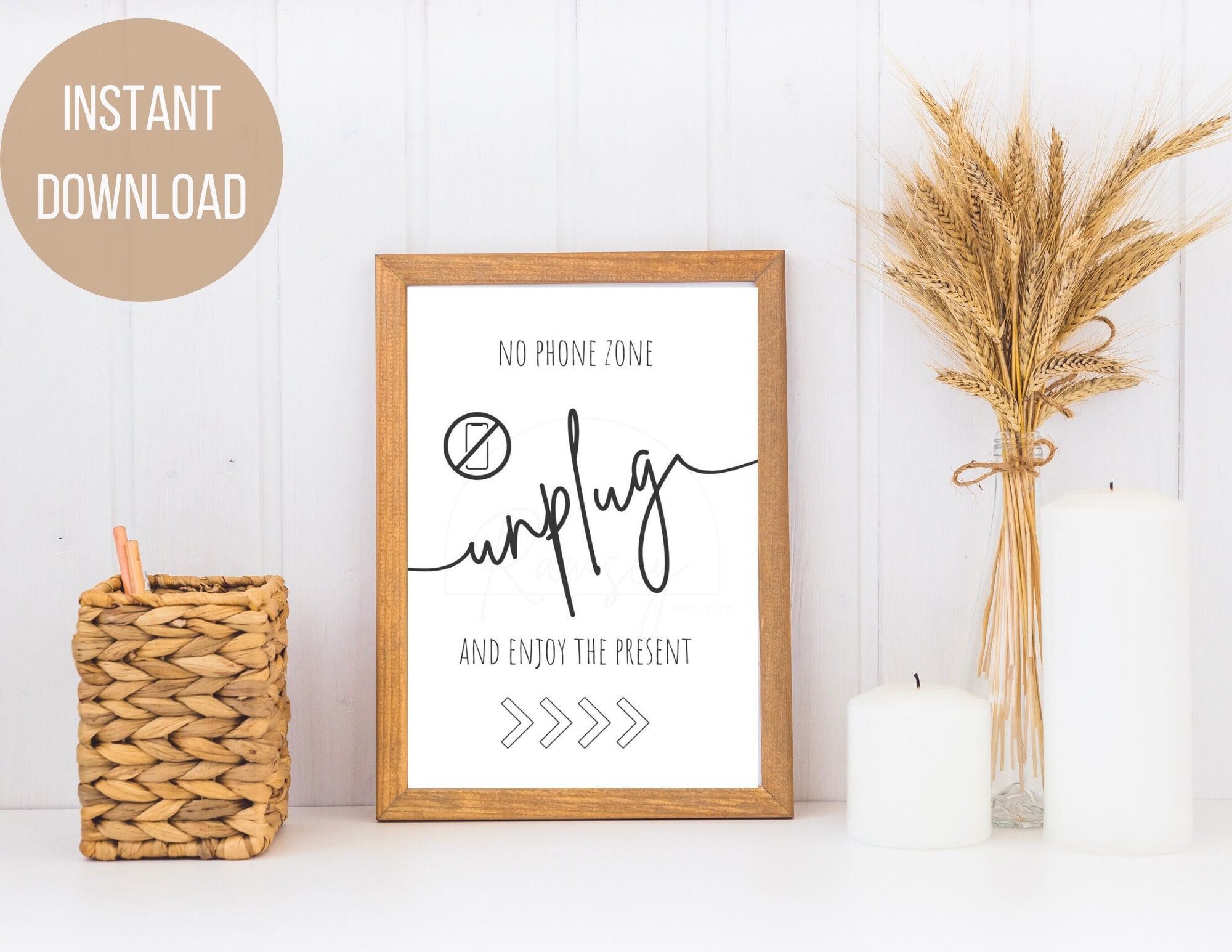 No Phone Zone Unplug Sign Be Present for Home for Classroom Digital