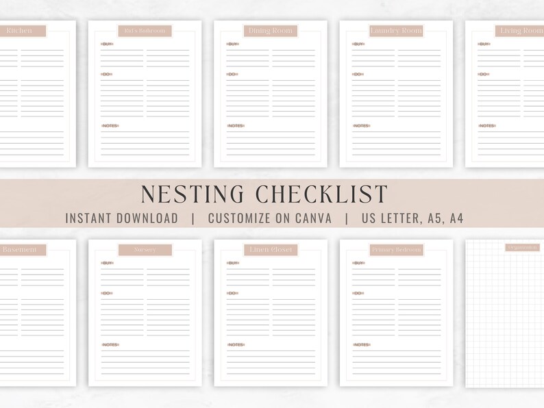 Nesting Checklist Pregnancy Checklist - Il 794xN.4892277371 Sp1t