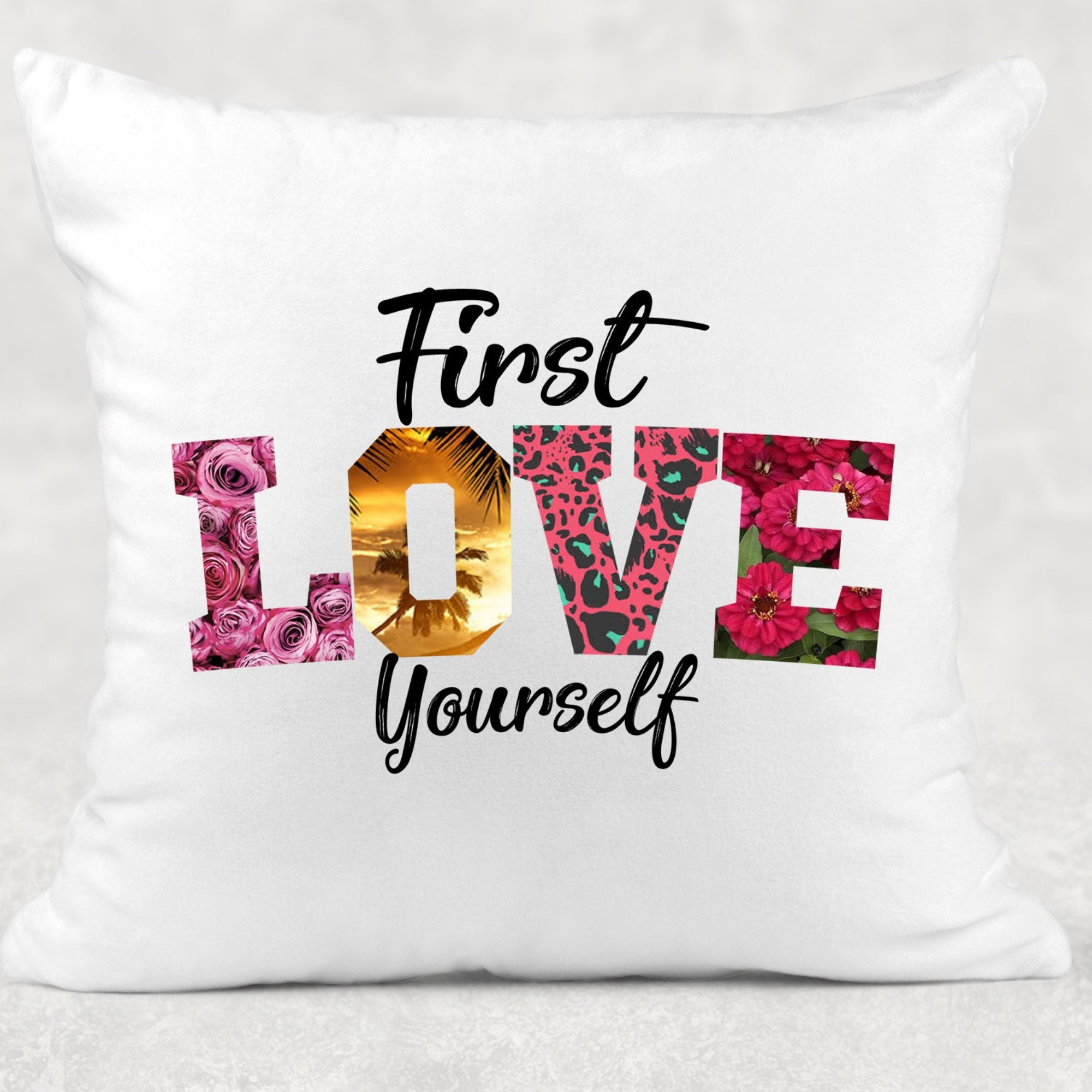Self Love Pillow Love Yourself Pillow Love Pillow Etsy