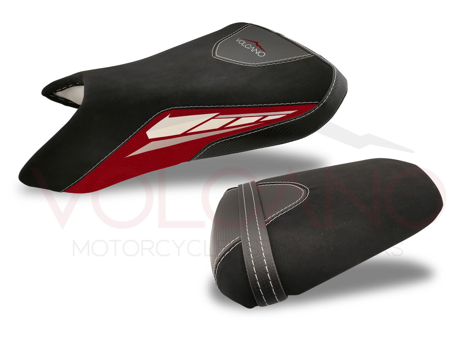 Funda De Asiento En Vinilo Rojo Para Yamaha TW200 1987-2019 – Incluye Correa, Sin Marca