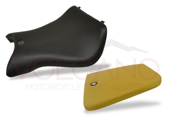 Housse De Siège Passager Pour Cagiva Mito 1/2 8P 125 - Simili Cuir Noir - Neuf (Motorize)