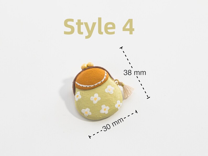 Handgemaakte mini-frame portemonnee broche origineel en schattig pin-accessoire in Japanse stijl Style 4