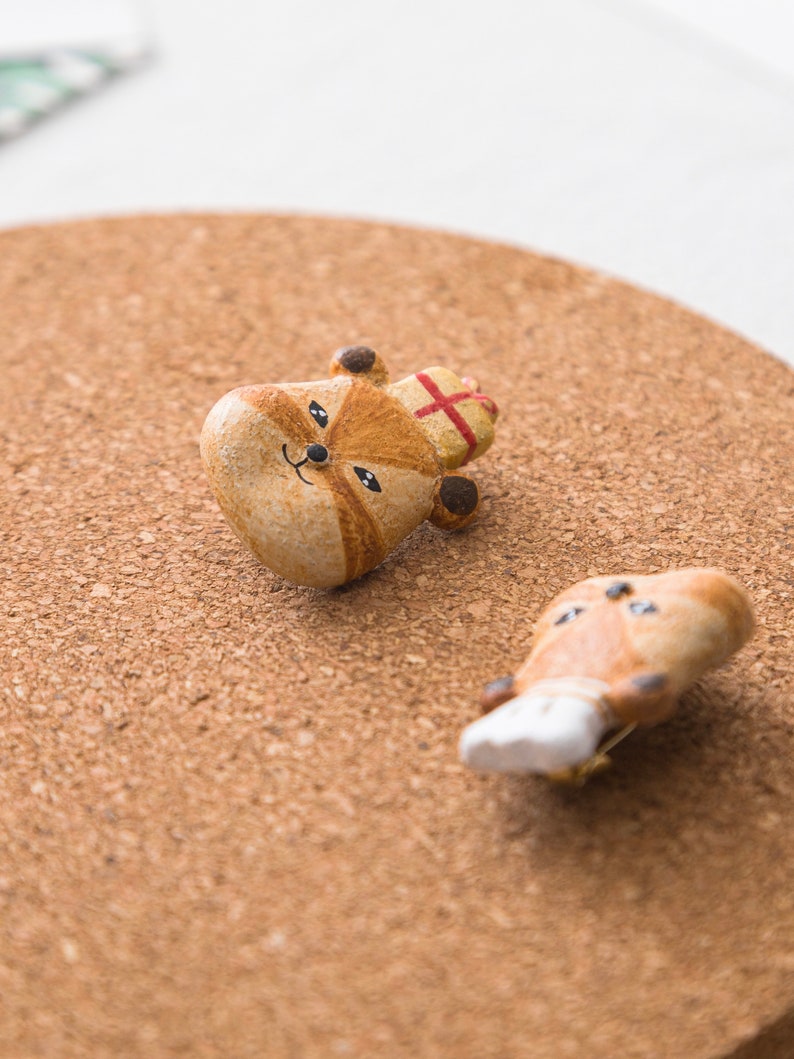 Handmade Squirrel Art Brooch Pin: Cute, Original Design, Perfect Gril Friend Accessory Gifts image 5