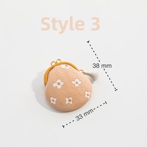 Handgemaakte mini-frame portemonnee broche origineel en schattig pin-accessoire in Japanse stijl Style 3