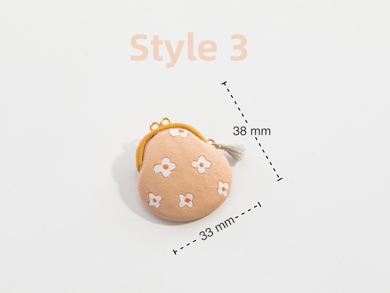 Handgemaakte mini-frame portemonnee broche origineel en schattig pin-accessoire in Japanse stijl Style 3