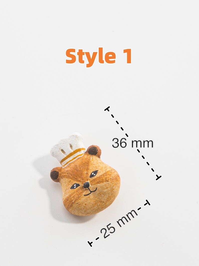 Handmade Squirrel Art Brooch Pin: Cute, Original Design, Perfect Gril Friend Accessory Gifts Style 1