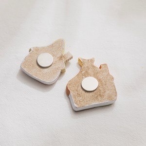 Whimsical Handmade Village Fridge Magnets Original Designs for Cute & Healing Kitchen Decor image 7