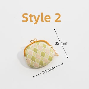 Handgemaakte mini-frame portemonnee broche origineel en schattig pin-accessoire in Japanse stijl Style 2