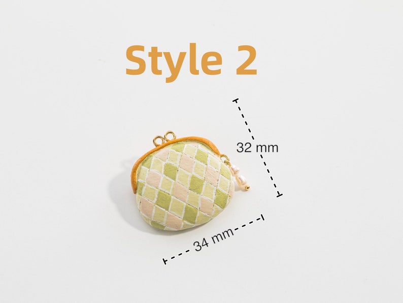 Handgemaakte mini-frame portemonnee broche origineel en schattig pin-accessoire in Japanse stijl Style 2