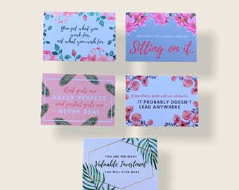 Inspirational Postcards | Motivational Postcards | Positive Affirmations | Self Love Postcards | Quote Postcards | A6