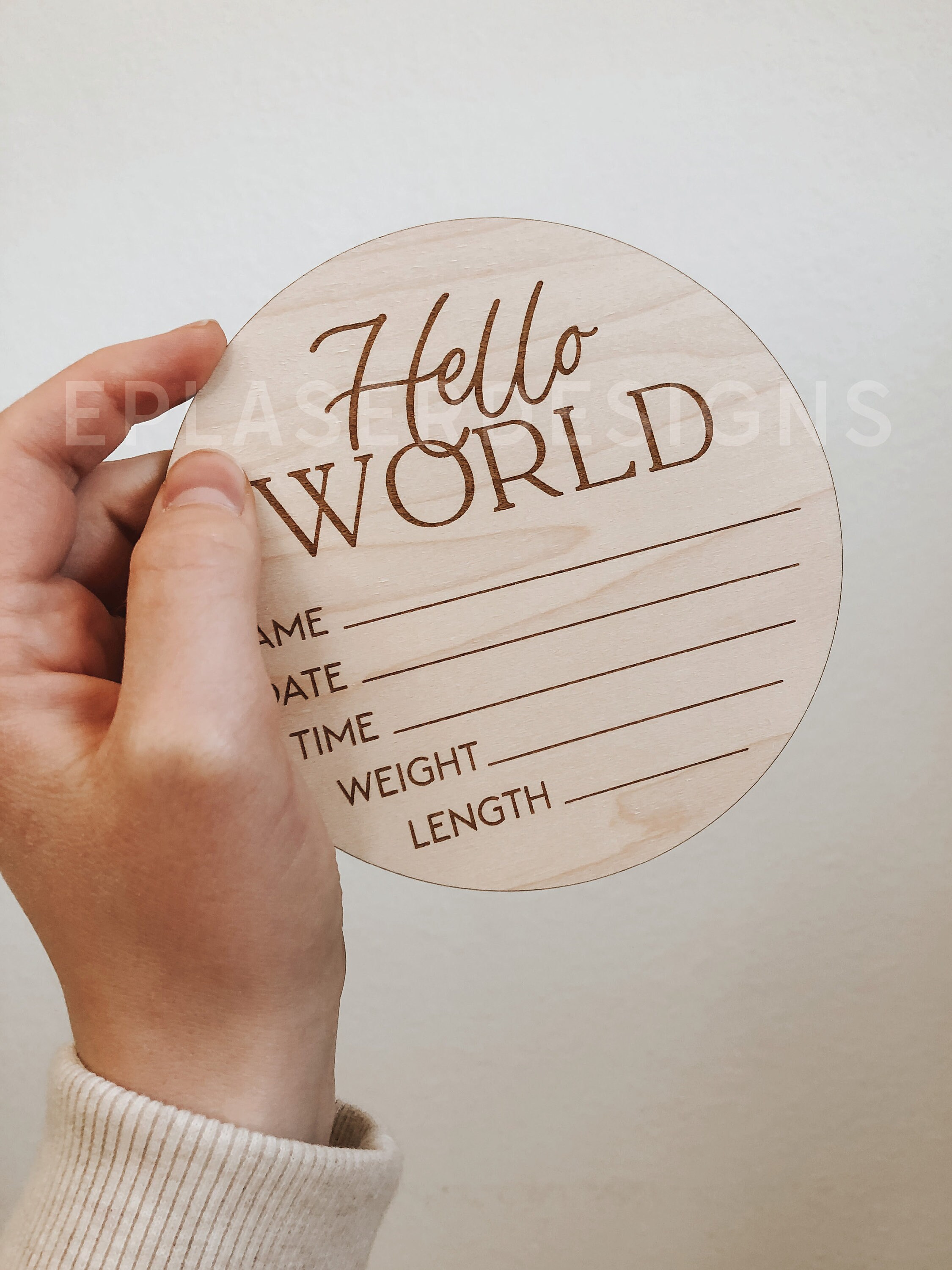 Hello World SVG Bundle | Birth Announcement Svg, Baby Stats Sign Svg ...
