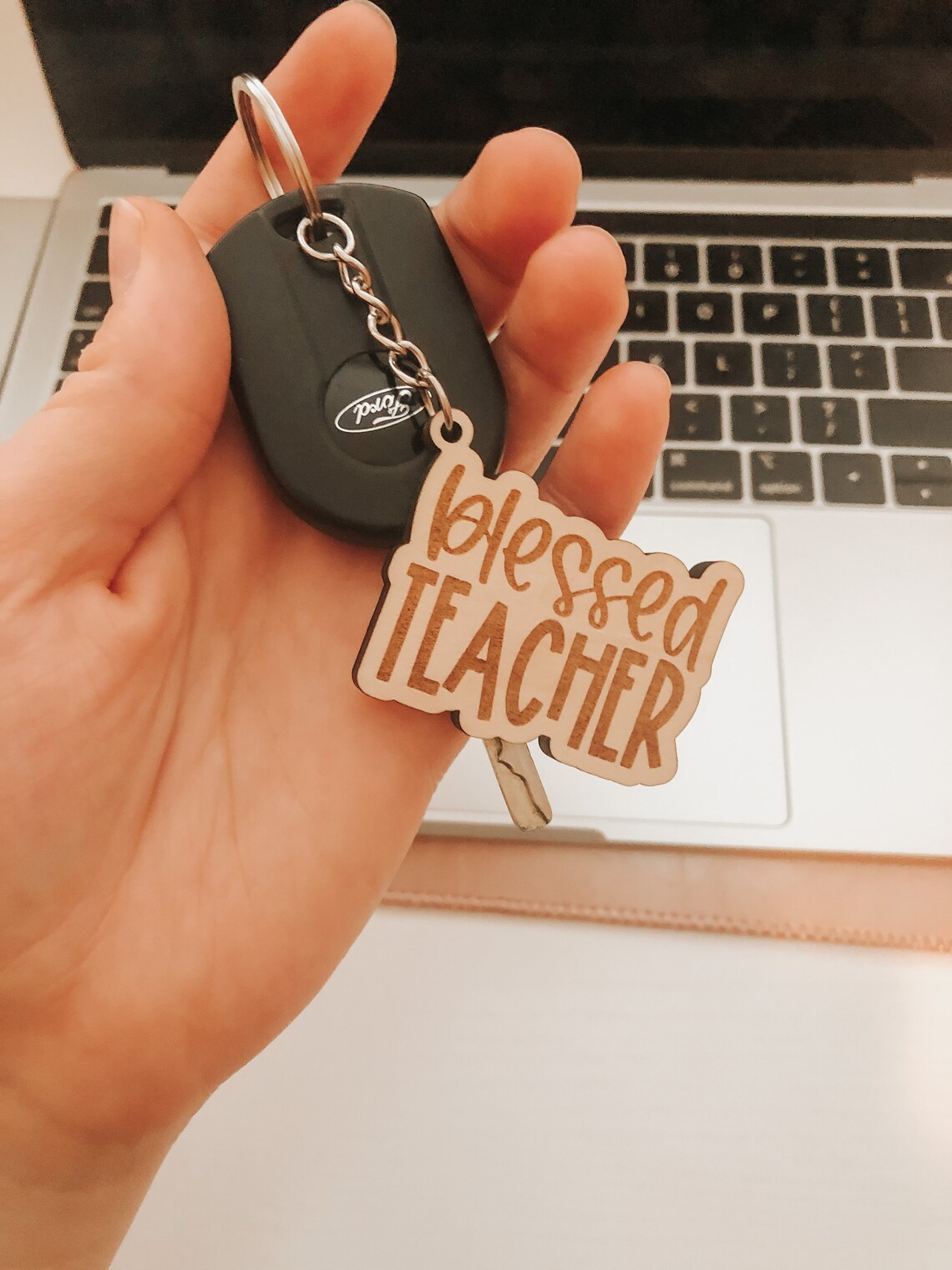 Teacher Keychain SVG Glowforge File Glowforge Cut File | Etsy
