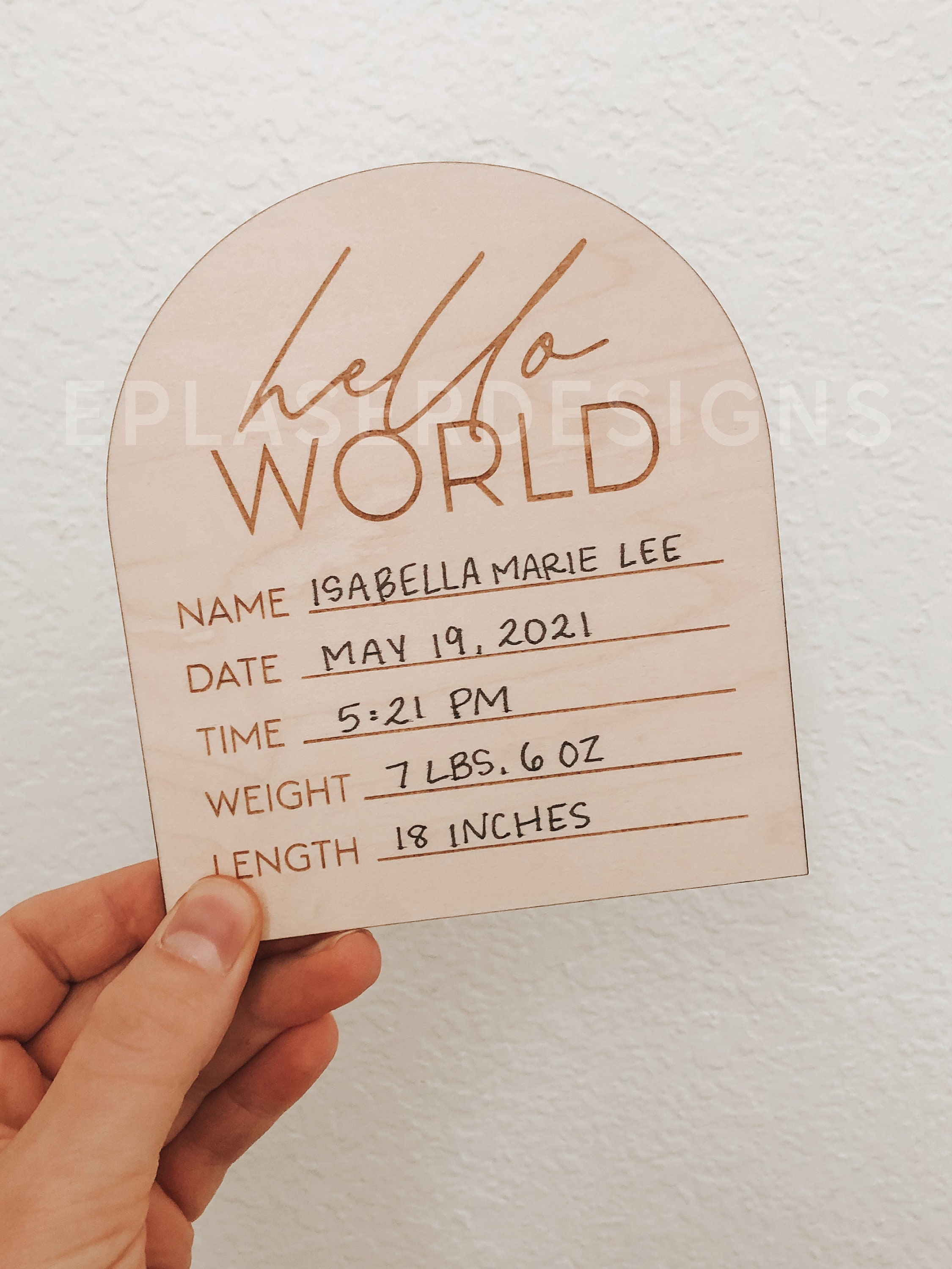 Hello World SVG Bundle | Birth Announcement Svg, Baby Stats Sign Svg ...
