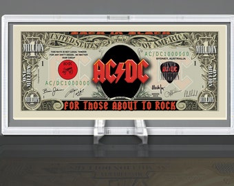 Ac Dc Dollar Bill - Etsy