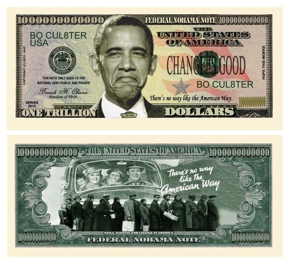 Barack Obama Commemorative Dollar Bills - Pack Of 10 Novelty 2009 Collectible Bills