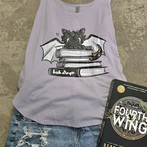Book Dragon Tank Top