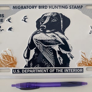 FEDERAL DUCK STAMP Tablica rejestracyjna „King Buck”