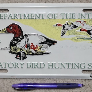 FEDERAL DUCK STAMP Tablica rejestracyjna "Decoy" rw-42