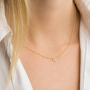 Initial Necklace - Letter Necklace - Custom Necklace - Wife Gifts - Gifts For Mom - Moms Gift - Birthday Gift - Personalized Name Necklace