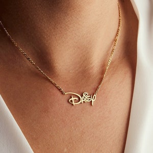 Nameplate necklace for little girl Clearance