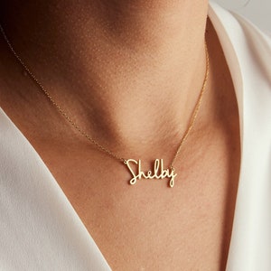 925 Sterling silver Personalized Name Necklace, Custom Name Necklace, Baby Girl Name Necklace, Children Name Jewelry, Mother's Day Gift