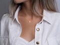 14k solid gold Cross Necklace, Gold Cross Necklace, Tiny Cross Necklace, Dainty Necklace, Dainty Cross Necklace, Small Cross Necklace