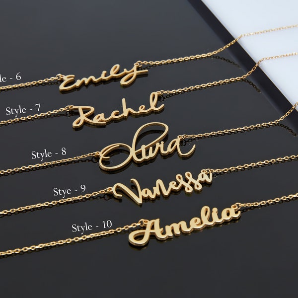 Personalized Name Necklaces - Silver Name Necklace - Gold Mama Necklace - Custom Name Necklace - Name Necklace - Gift for Her - Mothers Gift