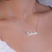 Sterling Silver Name Necklace, Custom Dainty Nameplate Necklace, Personalized Jewelry, Gift For Mom, Personalized, Gifts For Her 
