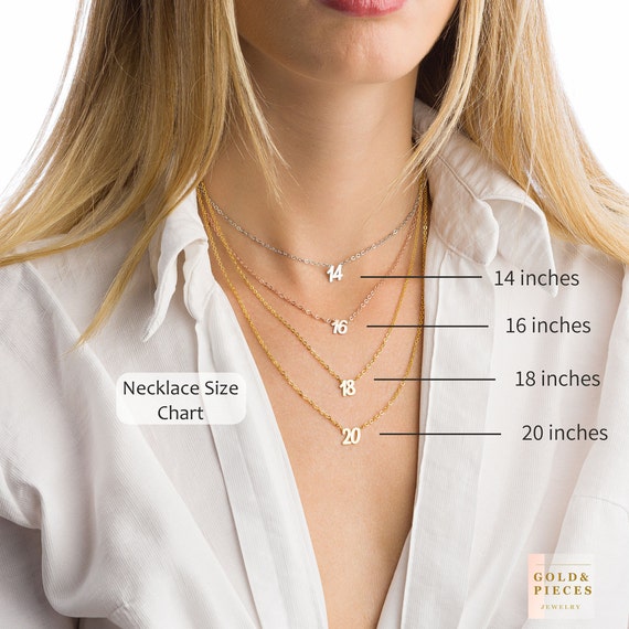14 on sale initial necklace