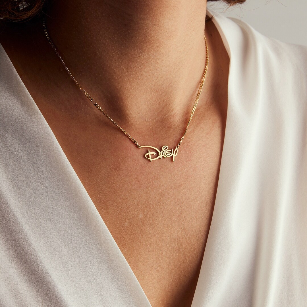 Name Necklace for Kids, Little Girl Name Necklace, Custom Name Necklace, Personalized Name Plate