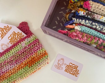 Crochet Cardholder / Tarjetero Crochet / Crochet Wallet / Monedero Crochet / Cartera Ganchillo / Monedero Ganchillo / Crochet pouch