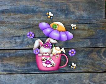 La copa de primavera e-pattern de Anita Campanella