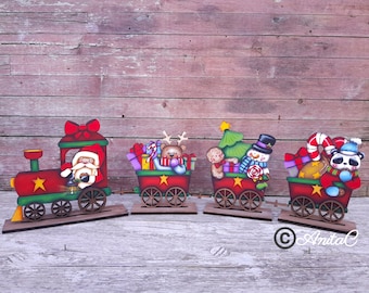 Paquete electrónico de tren navideño de Anita Campanella