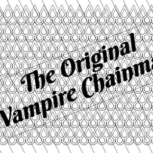 EVA Foam Vampire Chainmail laser pattern
