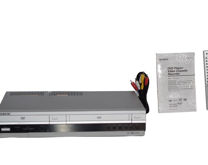 Sony SLV D360P Vcr/dvd Combo Player Complete Test & Serviced Etsy