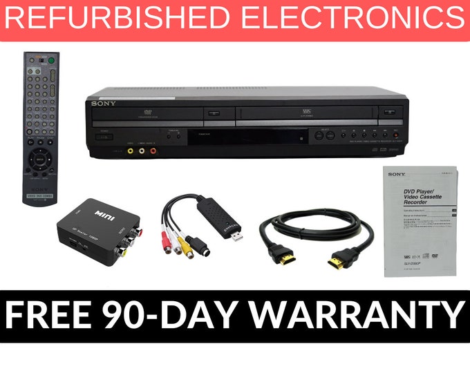 Sony Slvd380p Dvd Vcr Combo VHS Player Transfer VHS to Etsy