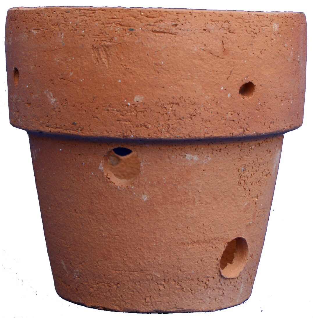 Clay Pot With Holes for Orchids... Hole Pot.. 10 Cm and 12 Cm