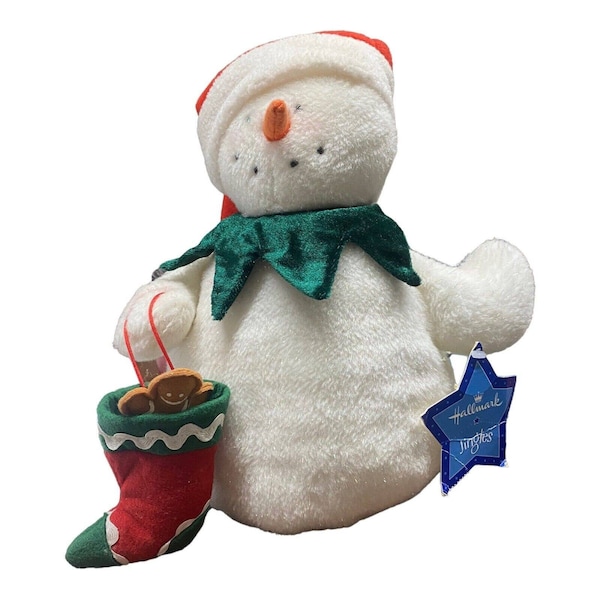Hallmark Plush Snowman Etsy