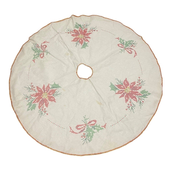 Cross Stitch Tree Skirt Etsy