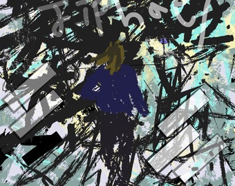 picture Dark Sad Lonely Drawing dark sad drawing etsy