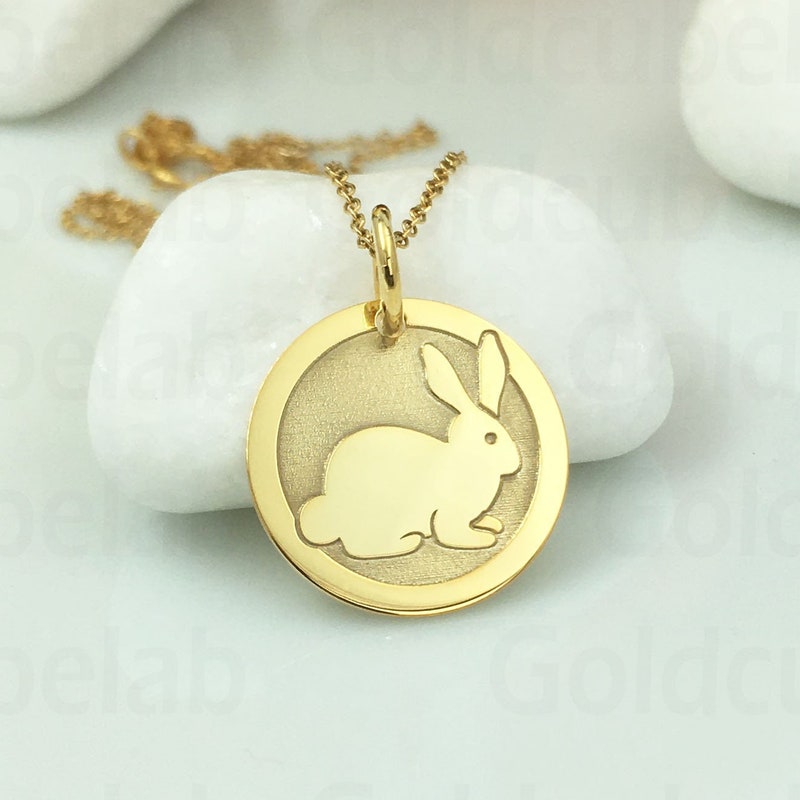 Rabbit Necklace - Etsy