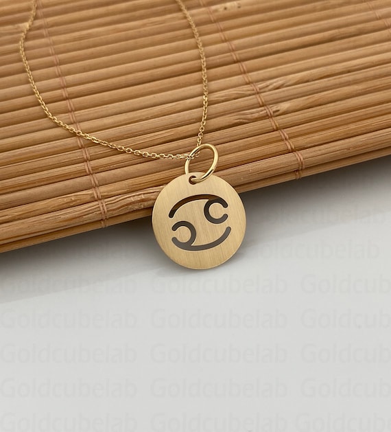 Cancer Zodiac Necklace for women, cubic zirconia diamond, sweet 16 gif -  Lily Daily Boutique