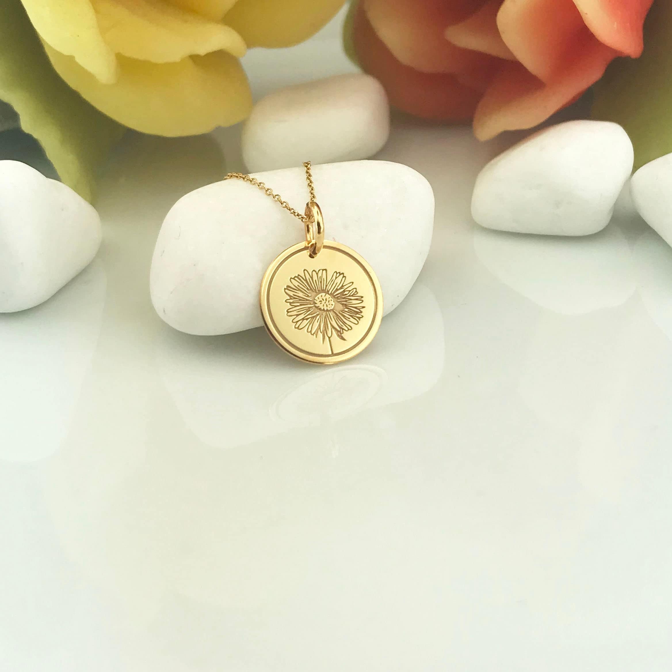 Collana con ciondolo fiore fiore di ciliegio per donne ragazze