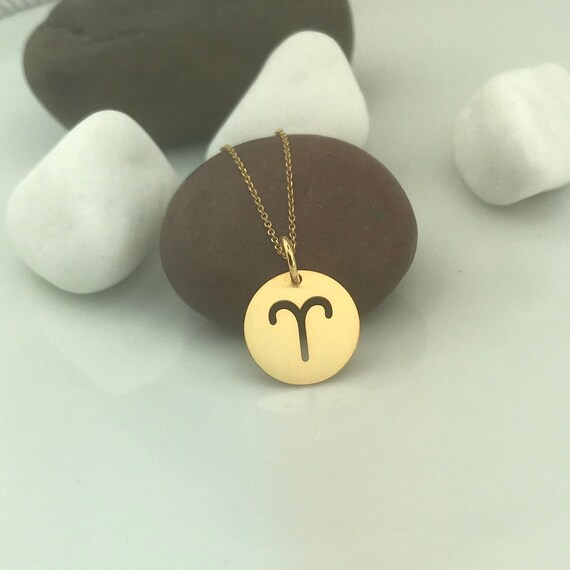 Etsy aries shop necklace