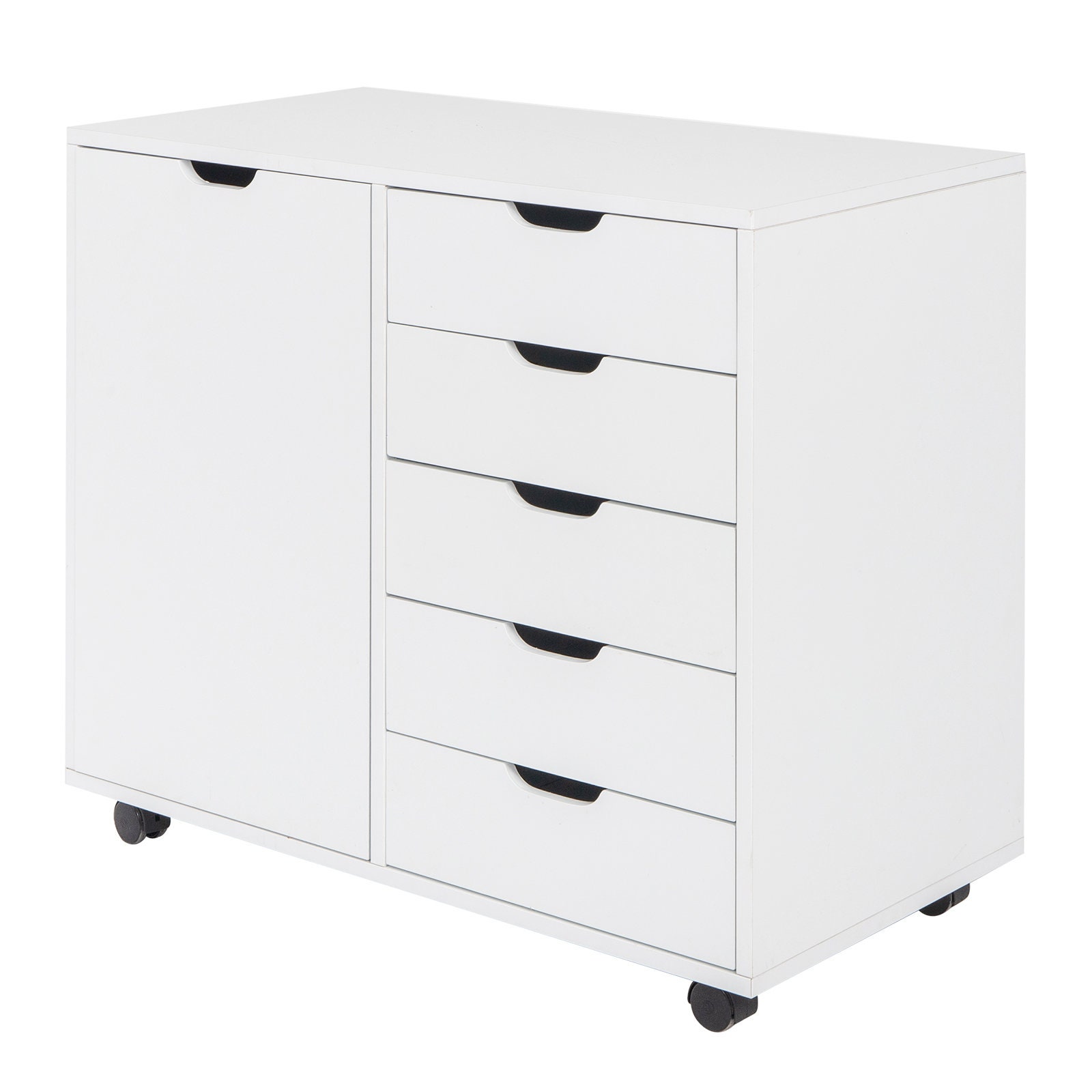 Portable filing on wheels with 5 drawers free Etsy