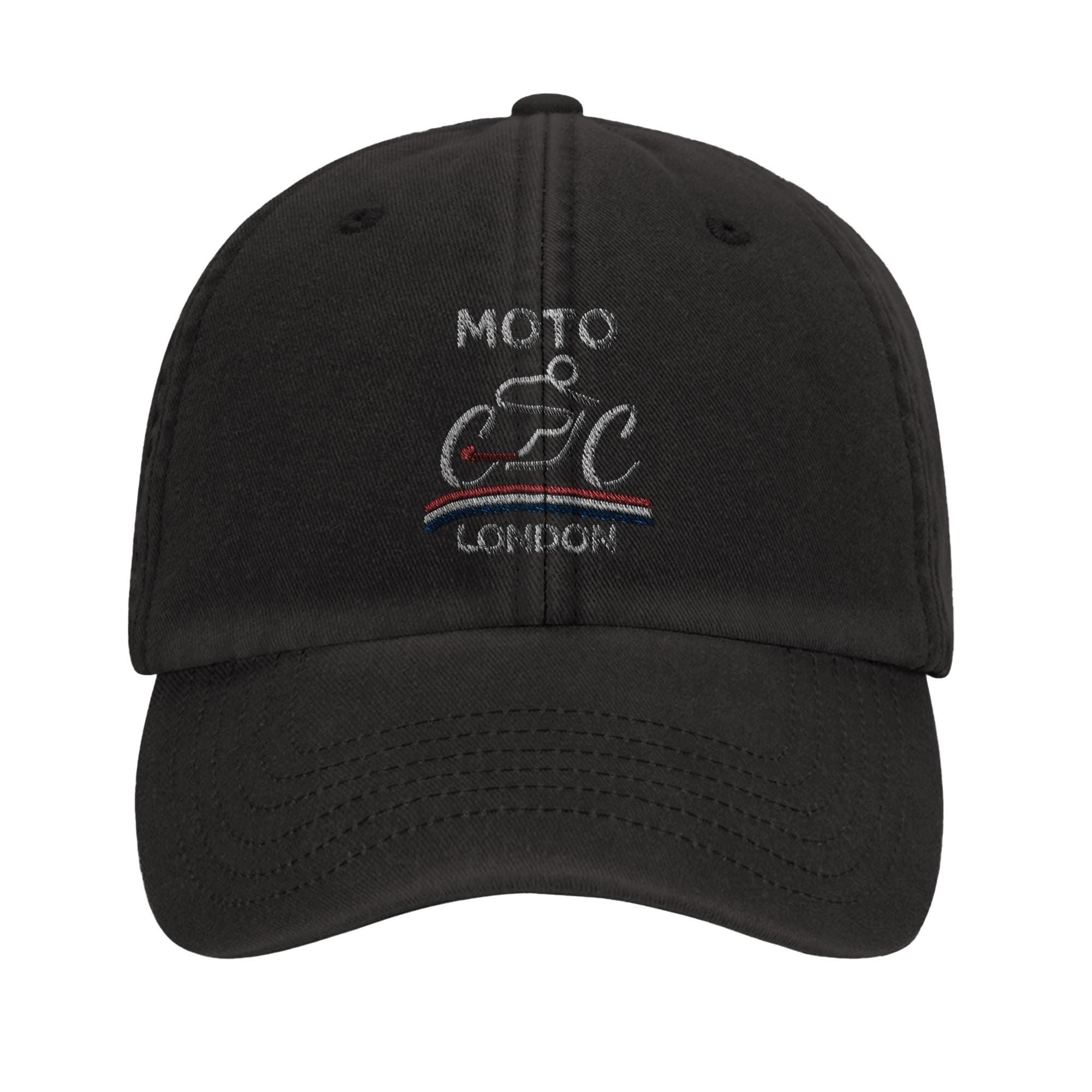 MotoCC London Vintage Baseball Cap | Washed Cotton, Adjustable
