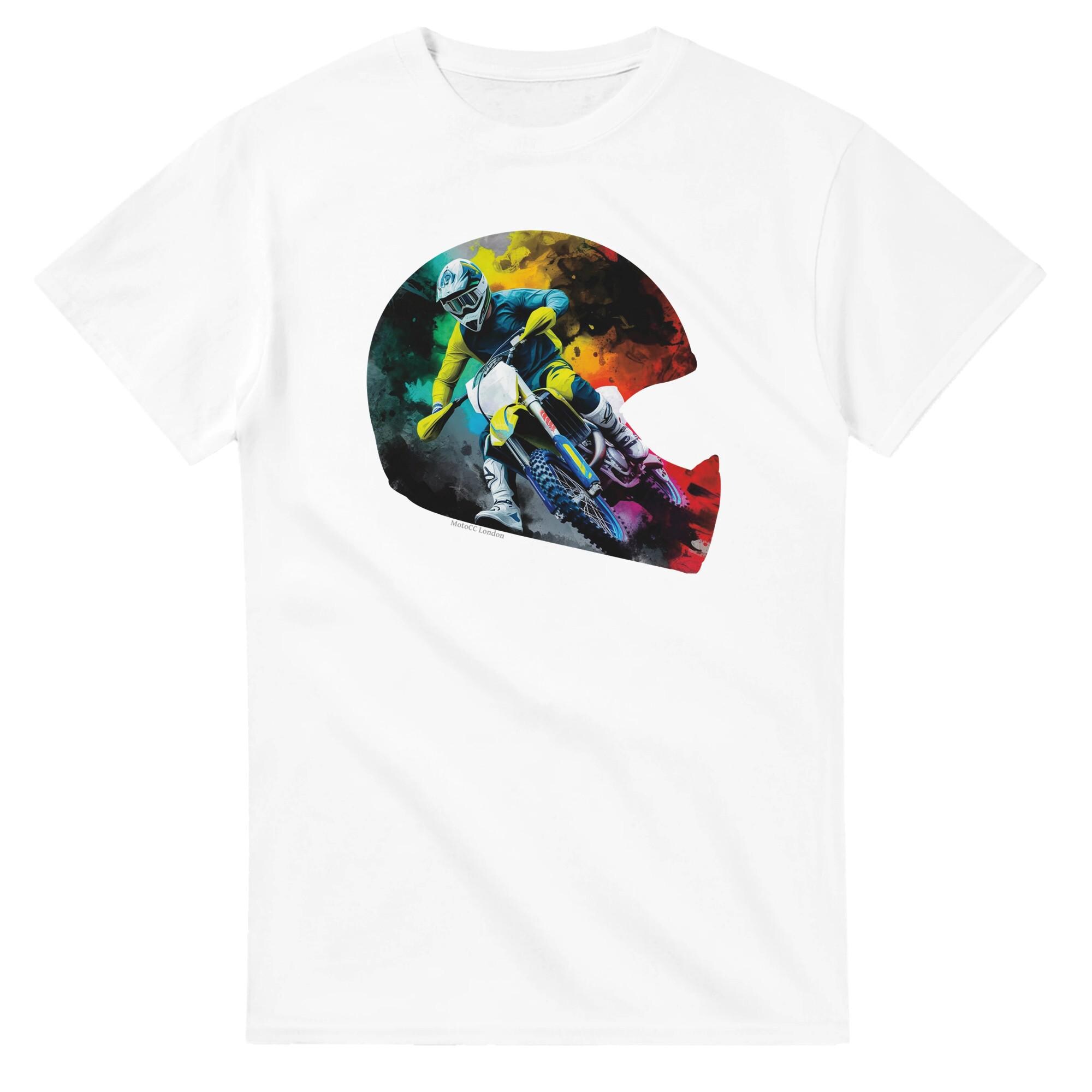 Motocross Splash Art T-Shirt – Dirt Bike Rider Tee