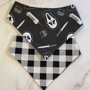 SCREAM Bandana| Dog Bandana| Halloween